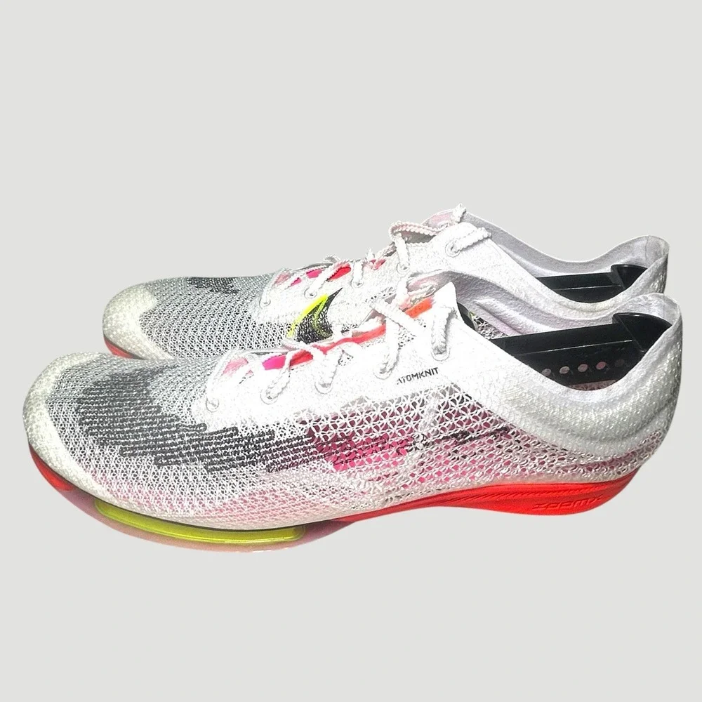 Nike Air Zoom Victory FK Mens 12 Track Shoes ‎ DJ6205-100 Rawdacious/White